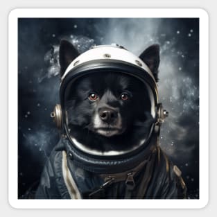 Astro Dog - Schipperke Sticker